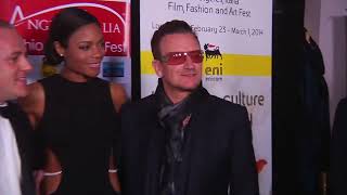 BONO VOX & NAOMIE HARRIS @ LOS ANGELES ITALIA 2014