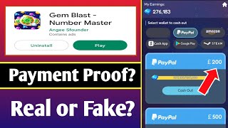 Gem Blast Number Master Real or Fake | Gem Number Blast App Withdraw Proof | Gem Blast Number Master screenshot 2