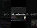 Aplicación de Inteligencia Artificial con Machine Learning en Python #tutorial #algoritmo #windows