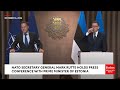 FULL BRIEFING: NATO Secretary General Mark Rutte Holds Press Conference With Estonian Prime Minister