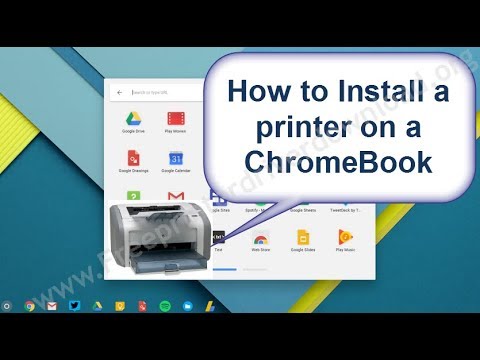 How to install a printer on a chromebook