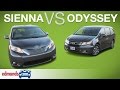 Honda Odyssey vs Toyota Sienna | Edmunds A-Rated Minivans Face Off