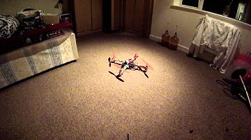 DJI F450 First flight with crash