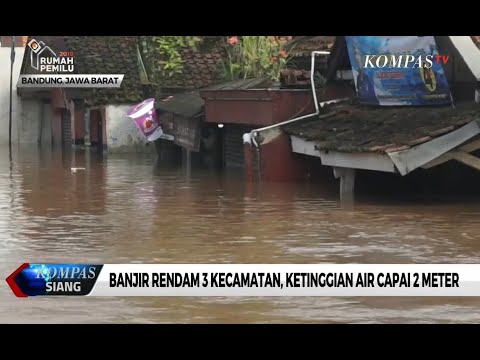 Banjir di Bandung Rendam 3 Kecamatan, Ketinggian Air Capai 2 Meter