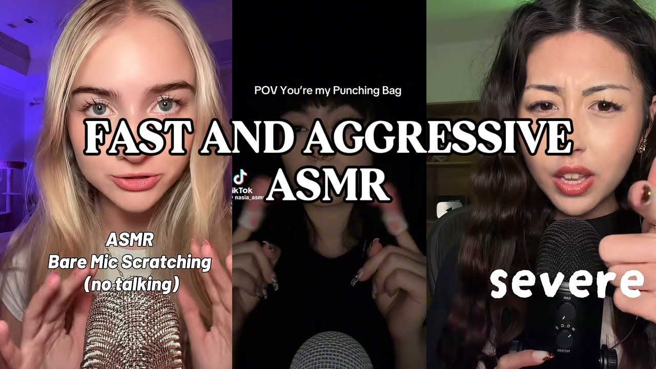 FAST AND AGGRESSIVE ASMR Compilation | Relaxing, MouthSounds ...