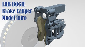 LHB Bogie brake Caliper view | #caliperbrake intro | lhbcaliperbrake