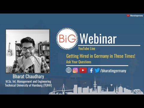 Webinar: How to Get Hired in Germany in These Times? ??