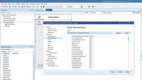 Android Permissions in Delphi