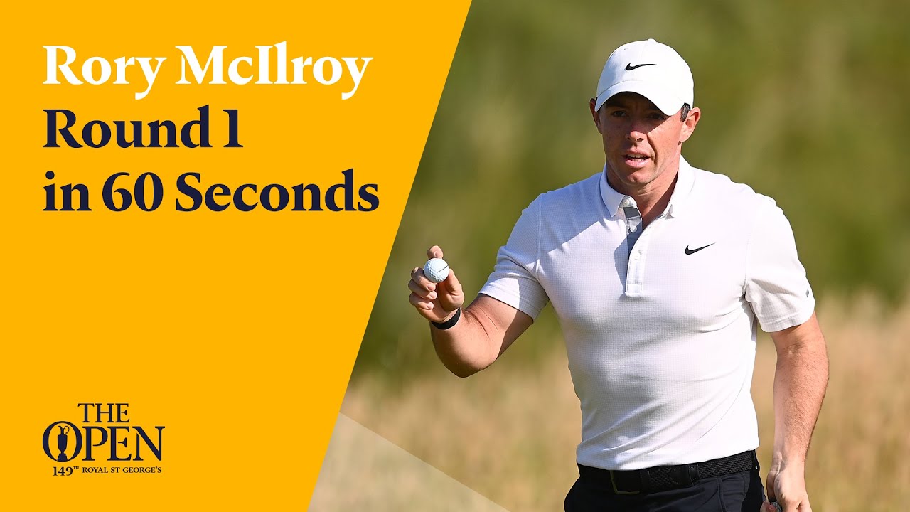 The Open: Rory McIlroy pleased with level par start