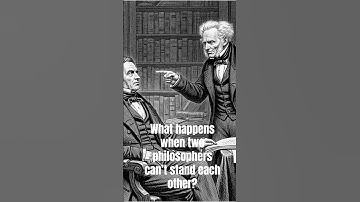 Hegel vs Schopenhauer: Philosophy’s Petty Feud! #hegel  #schopenhauer  #philosophy   #facts