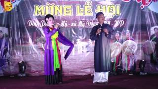 Cô Đôi Thượng Ngàn _ Vợ chồng Nghệ sỹ chèo Hải Phòng tại hội đình 2017