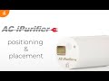 Positioning & placement of the AC iPurifier