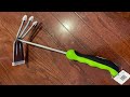 Garden Guru Hand Cultivator Rake Hoe Tiller Tool Review, Sturdy, well made of stainless steel