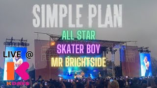 All Star, Skater Boy, and Mr Brightside (Covers)  Simple Plan Live at K-Days (July 24, 2024)