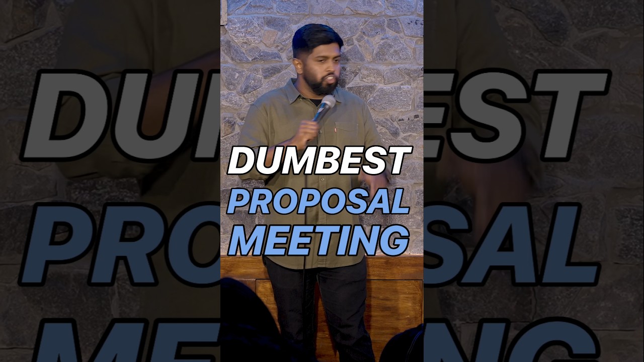 Sometimes the best ones make the dumbest plans #standupcomedy #arrangemarriage #dadcomedy