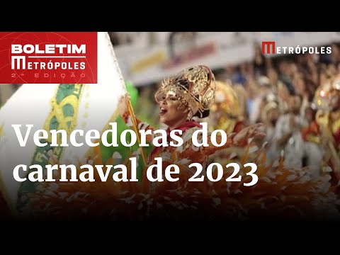 Carnaval 2023: veja escolas vencedoras no RJ e SP | Boletim Metrópoles 2º