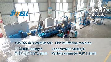 #Jwell #EPP #Paralleltwinscrew CJWS65 Extruder + #underwater #cuttingsystem -- #JwellExtrusion
