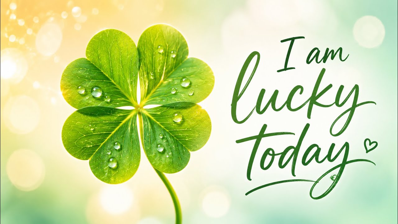 I Am Lucky Today 🍀 Listen When You Need Good Luck & Positive Energy ...