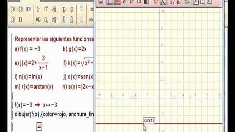 Tutorial Wiris (La Web del Profe de Mates)  Video 7: Estudio y representacion de funciones I