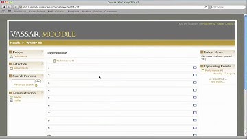 Assignment Types in Moodle: Offline Activity