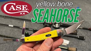 Unboxing Case 20028 Seahorse Whittler Yellow Bone