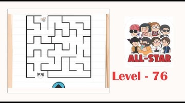 Brain test all star level 76 The cat must catch the mouse.