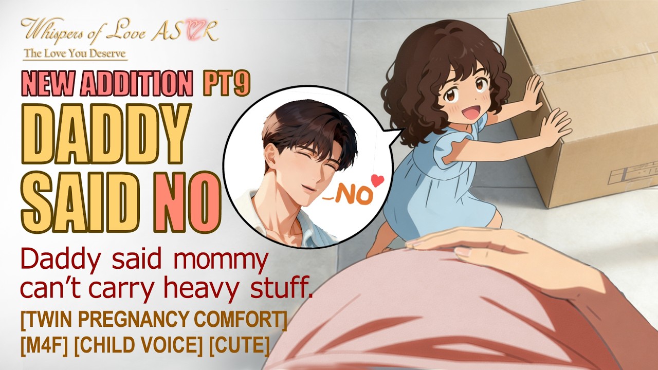 🤰Папа сказал, что маме больше нельзя наклоняться | Семейный ASMR: заботливый муж | Беременность❤️