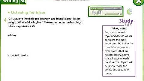 Excel 6 module 5 p64 ex4 Listening for Ideas Dialogue