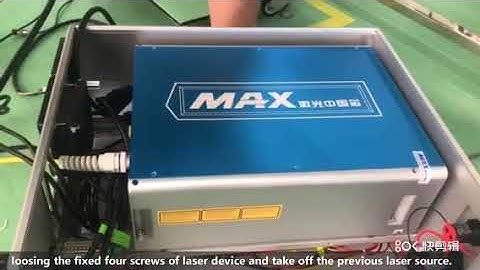 How To Install Laser Source Into The Fiber Laser Machine Printer Cabinet