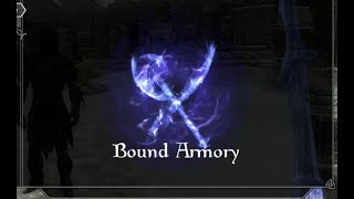 Bound Armory Extravaganza, In Depth Overview, Skyrim Mod