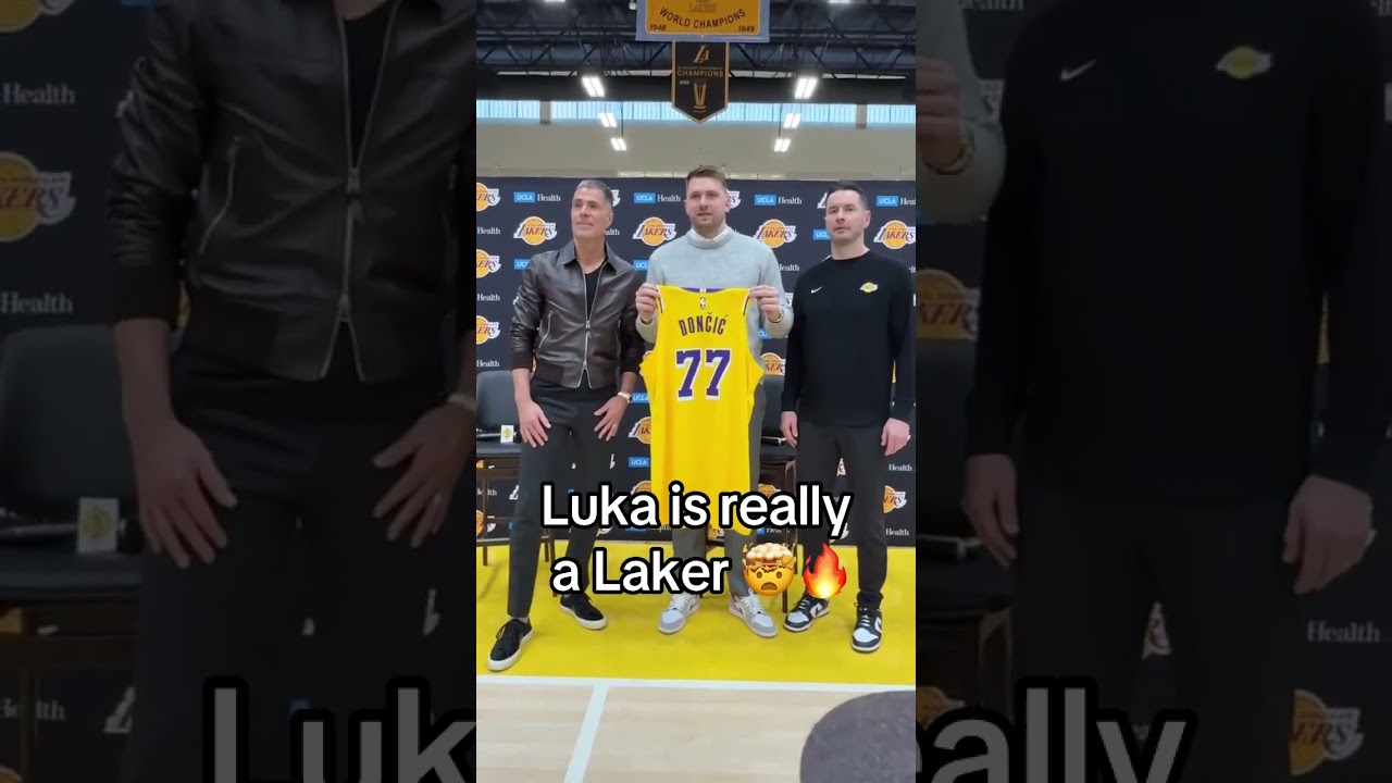 Luka Doncic is OFFICIALLY A LAKER