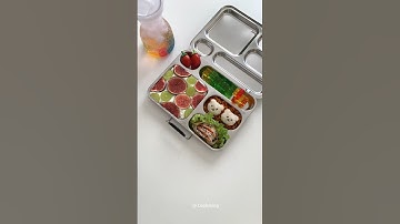 Pack a  Bento for My Daughter - day 64 🍱 和我一起做便當#lunchbox #cooking  #bento #asmrvideo  #food