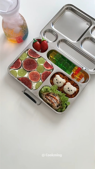 Pack a  Bento for My Daughter - day 64 🍱 和我一起做便當#lunchbox #cooking  #bento #asmrvideo  #food