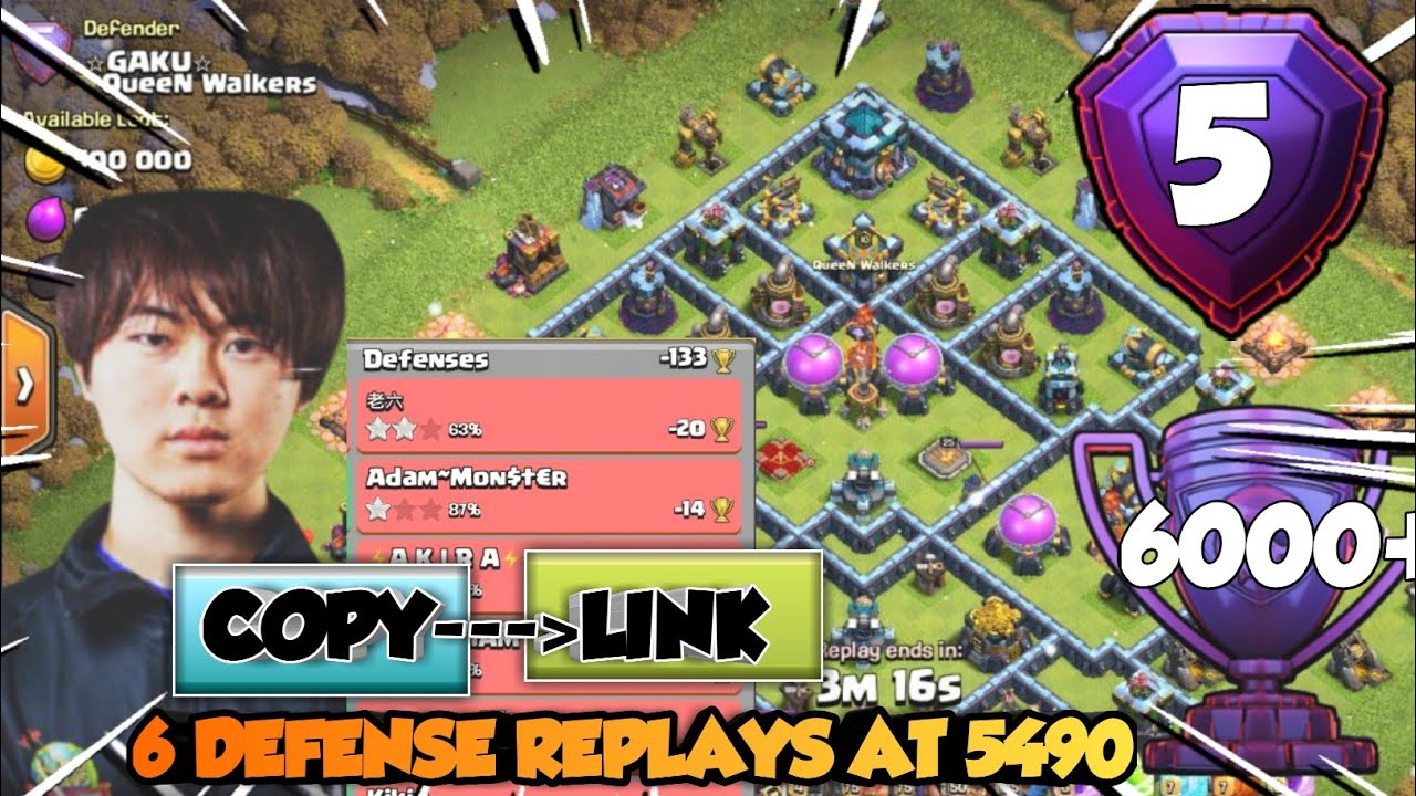 New Th13 Legend Base of Rank 5 Gaku + Link || 6060 Trophy Base With I tested at 5500 Trophy Replays