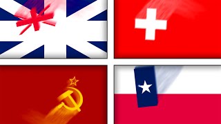 🌍 WORLD Flags, but it's DVD Player | Compilation