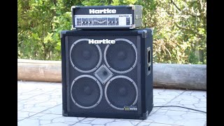Cabeçote Amplificador Hartke HA3500 + Caixa Hartke  VX410