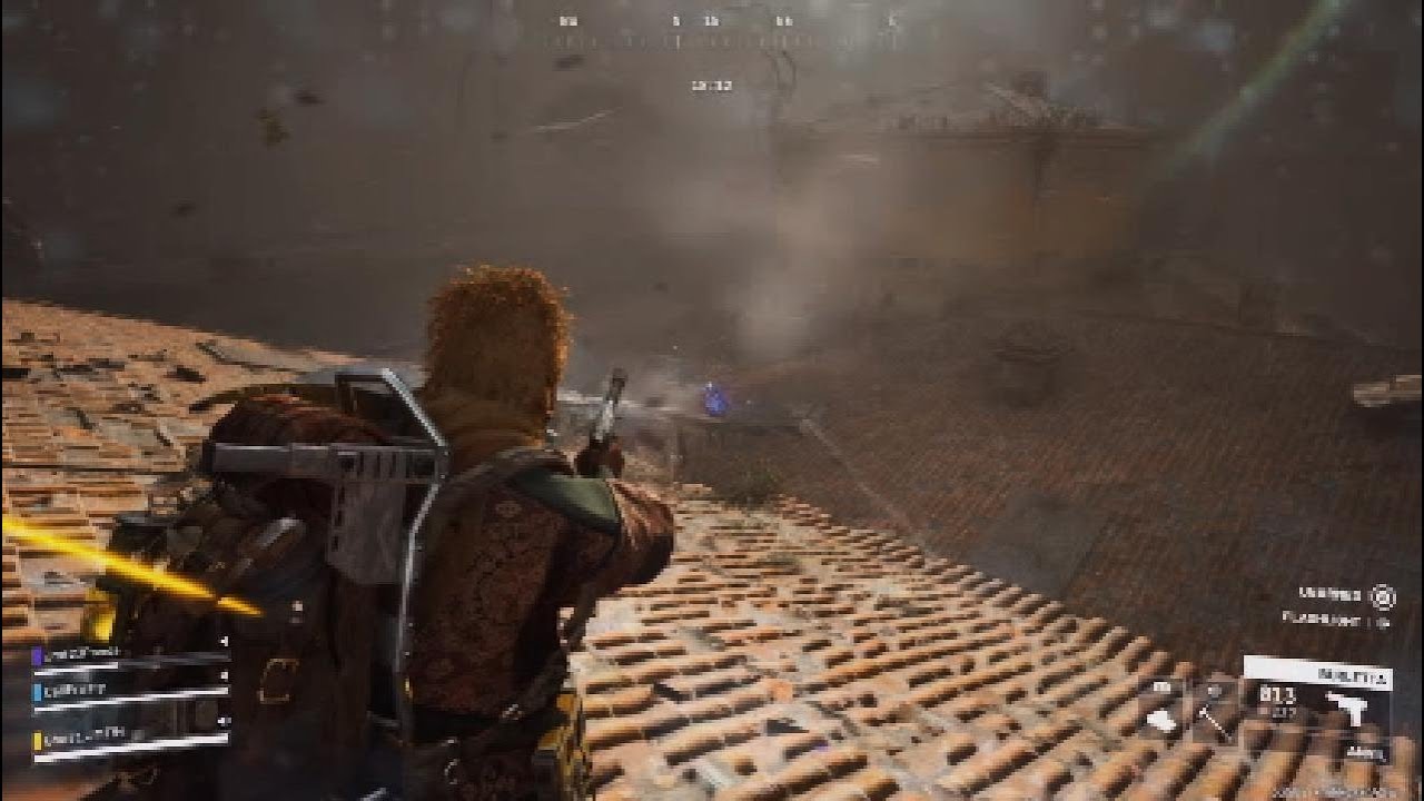 Hurricane in burried city