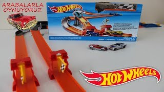Hot Wheels Oyun Setleri - Turbo Race Seti İnceleme Ve Oyuncak Araba Yarışı Hot Wheels Unboxing