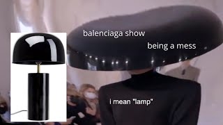 balenciaga show being a horrible MESS by *chuckle chuckle* 102,672 views 2 years ago 4 minutes, 14 seconds