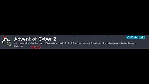 TryHackMe Advent Of Cyber 2| Day 3 |