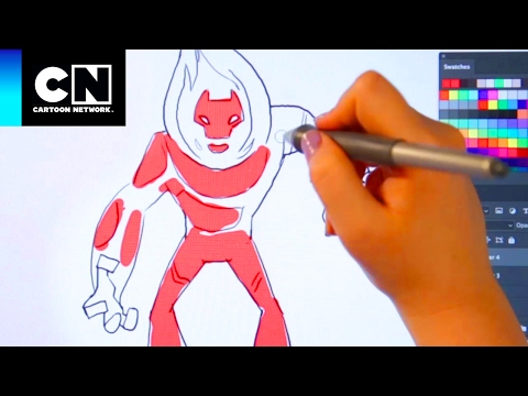APRENDA A DESENHAR CHAMA! - BEN 10 - CARTOON NETWORK