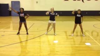BWHS Cheerleading Tryout Dance 2013