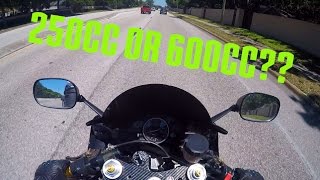 250cc Or 600cc For first bike? + Flat footing (Motovlog #2)