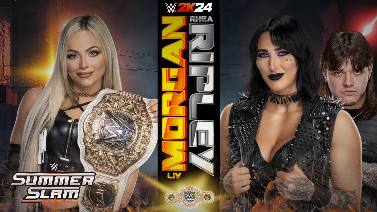 Liv Morgan Vs Rhea Ripley (SummerSlam 2024) [WWE 2K24]