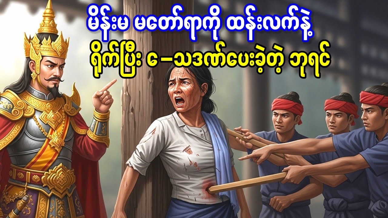 မိန်းမရဲ့ မတော်ရာကို ထန်းလက်နဲ့ ရို-က်ပြီး သေ ဒ-ဏ်ပေးခဲ့တဲ့ဘုရင်