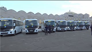 Новые автобусы вышли на линии в Уральске