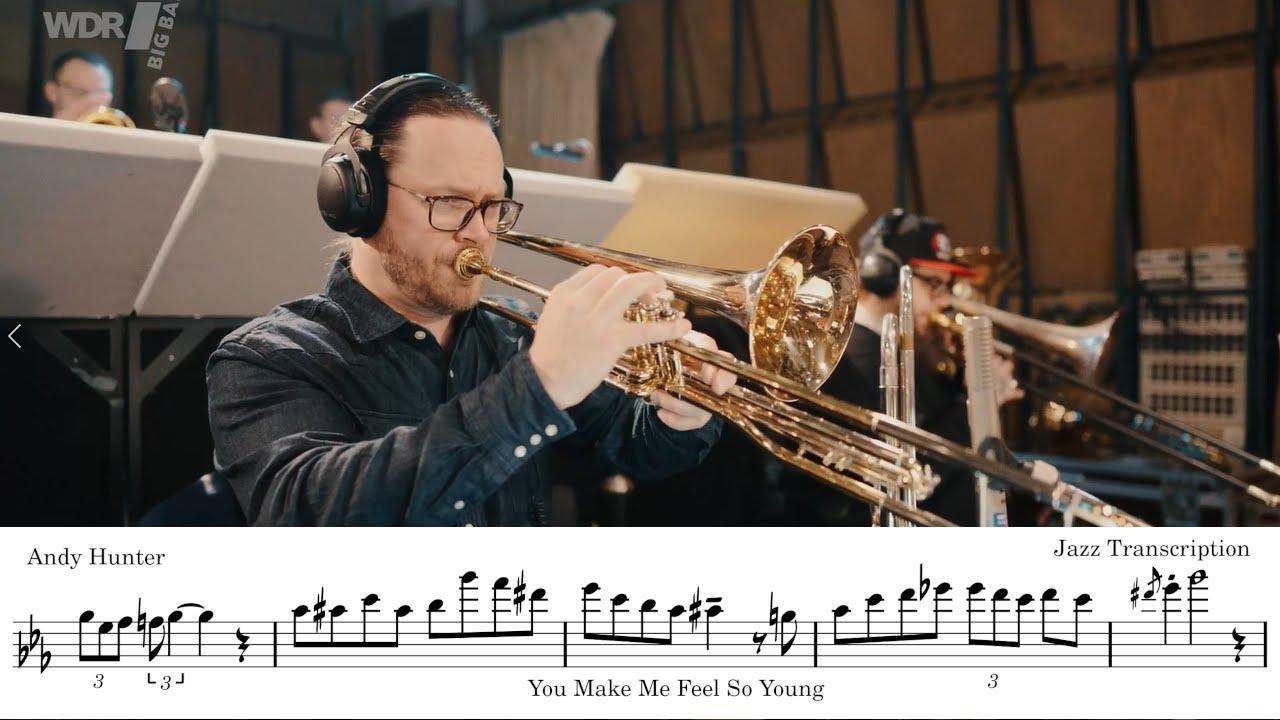 When You Can Make The Valve Trombone SING | Andy Hunter Jazz Trombone Transcription