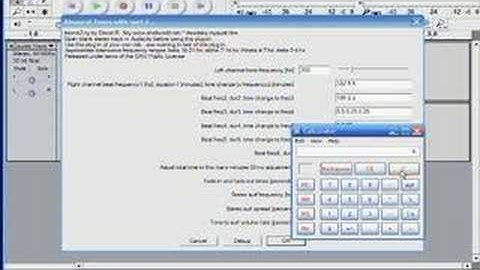 Howto make binaural beats with music....