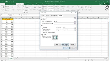 How to Repeat Row and Column Headers on Each page in Excel