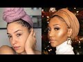 Easy Headwrap Styles On "3B+4C" Hair Compilation